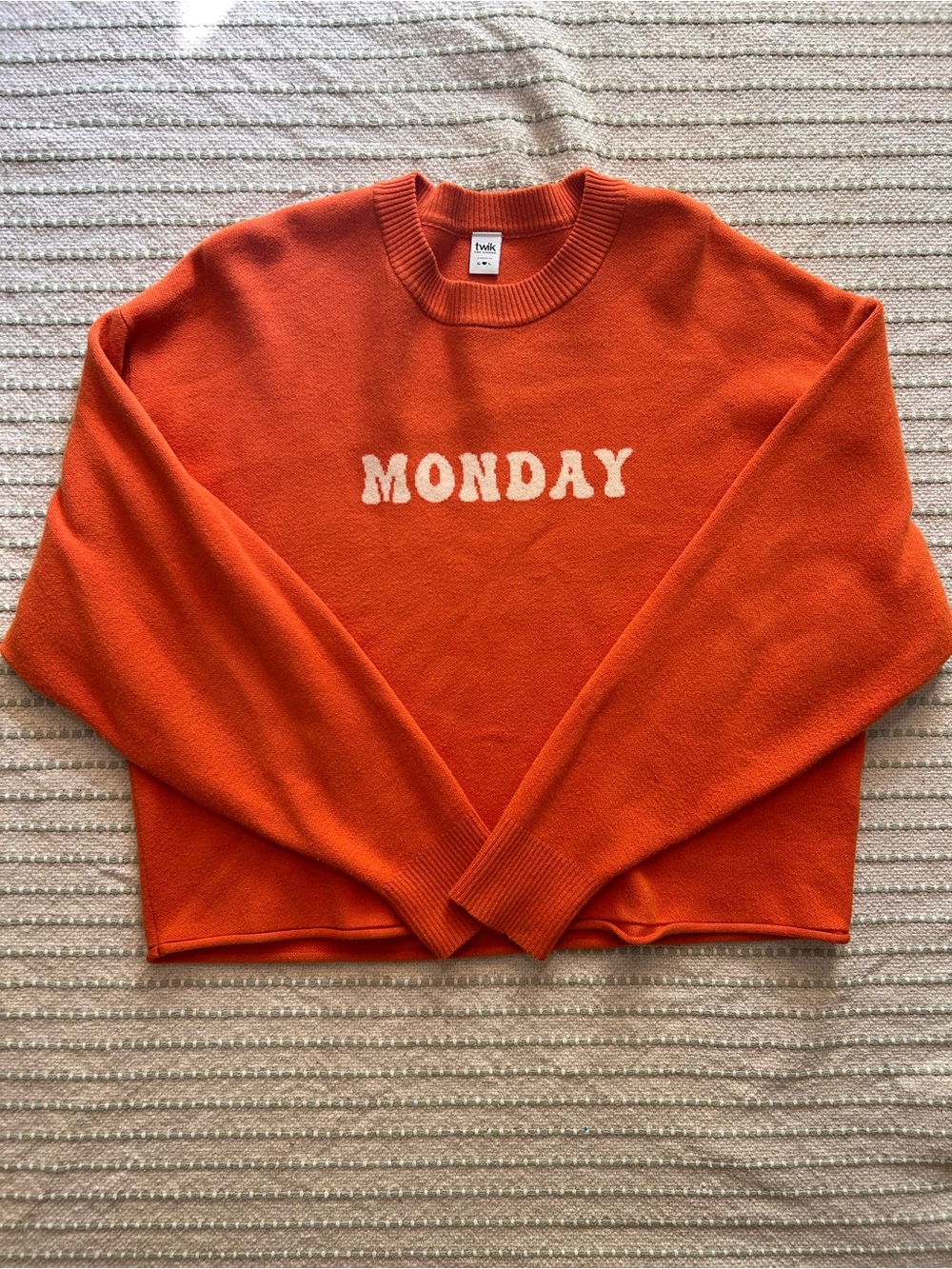 Simons Twik Monday Orange Shirt